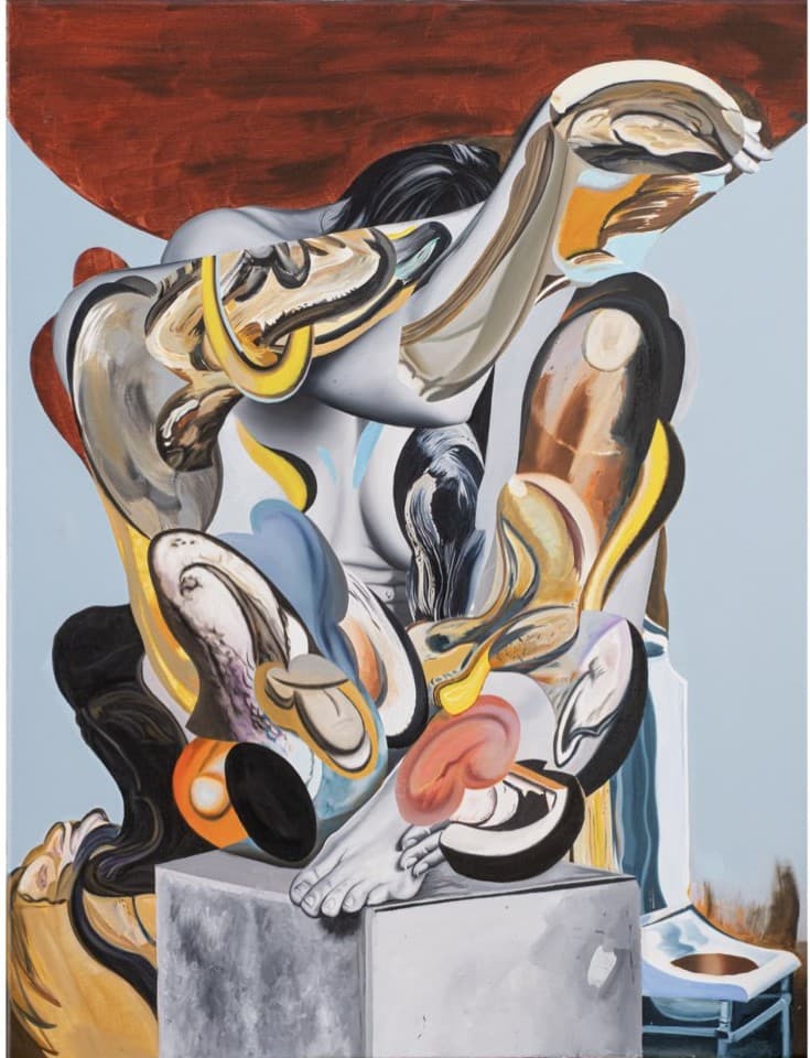 Echoes of Form, 2026 Óleo sobre tela, 116x90 cm